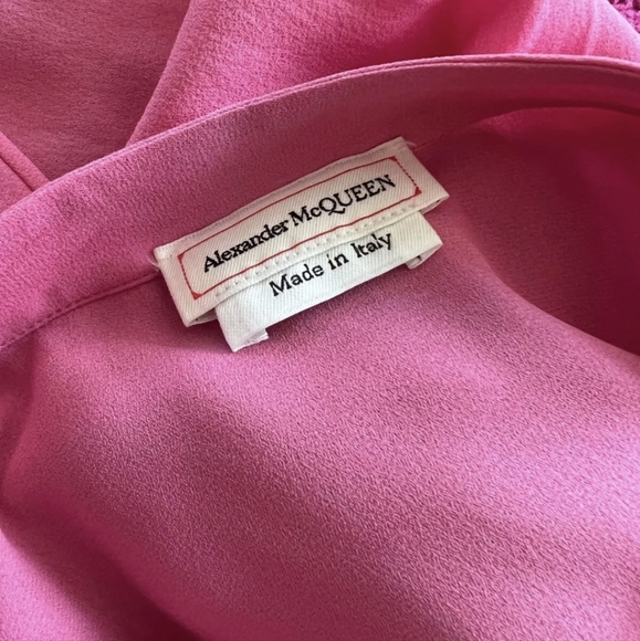 Alexander McQueen Silk Blouse 👚 IT Size 40/ US 4 - Picture 6 of 9